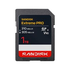 SanDisk Extreme PRO SD UHS-II V90 Card - 1TB SDXC