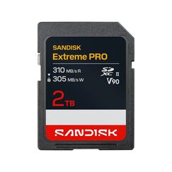 SanDisk Extreme PRO SD UHS-II V90 Card - 2TB SDXC