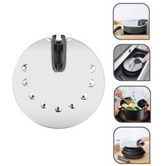 Tefal Ingenio L9829802 Deckel Rund Schwarz, Edelstahl