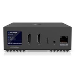 Ubiquiti Enterprise Audio/Video Bridge AV-Sender und -Empfänger Schwarz