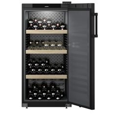 Liebherr WSbl 4201 Thermoelektrische Weinkühler Freistehend Schwarz 141 Flasche(n)