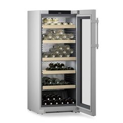 Liebherr WPsd 4652 Thermoelektrische Weinkühler Freistehend Silber 107 Flasche(n)