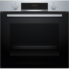 Bosch Serie 4 HBA514BS3 Backofen 71 l 3400 W Schwarz, Edelstahl