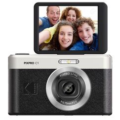 Kodak PIXPRO C1 1/3" Kompaktkamera 13 MP CMOS 4160 x 3120 Pixel Schwarz, Farbe: Schwarz