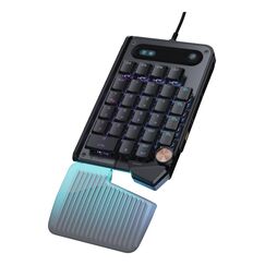 Turtle Beach Command Series KP7 Gaming-Tastatur – Kompaktes Design, Schnelltrigger, Hall-Effekt-Schalter, programmierbares Scrollrad, 8K-Abrufrate, Double-Shot-PBT-Tastenkappen, RGB-Beleuchtung