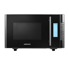 MEDION MD 14482 Schwarz, Edelstahl Grill-Mikrowelle Arbeitsplatte 20 l 800 W