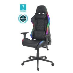 Deltaco Gaming GAM-080 Videospiel-Stuhl Universal-Gamingstuhl Gepolsterter, ausgestopfter Sitz Schwarz