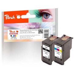 Peach 319023 Druckerpatrone Kompatibel Schwarz, Cyan, Magenta, Gelb