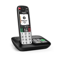 Gigaset EASY 500A Analoges/DECT-Telefon Anrufer-Identifikation Schwarz, Silber