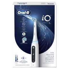 Oral-B iO Series 5 Erwachsener Rotierende-vibrierende Zahnbürste Weiß