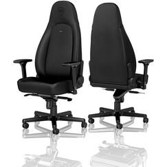 noblechairs ICON Universal-Gamingstuhl Gepolsterter Sitz Schwarz