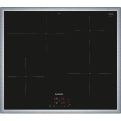Siemens iQ300 EH645BFB6E Kochfeld Schwarz, Edelstahl Integriert 60 cm Zonen-Induktionskochfeld 4 Zone(n)