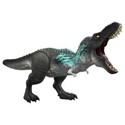 Jurassic World Power-Paket Tyrannosaurus rex-Actionfigur, T-Rex mit Wachstumsfunktion und Gebrüll