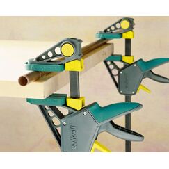 wolfcraft GmbH 3032000 Schraubzwinge 45 cm Grün, Grau, Gelb