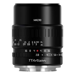 TTArtisan APS-C 40mm F2.8 MACRO MILC Makroobjektiv Schwarz