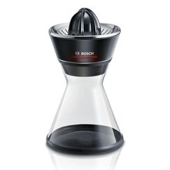 Bosch MCP72GPB Zitronenpresse Kunststoff, Edelstahl Schwarz, Transparent