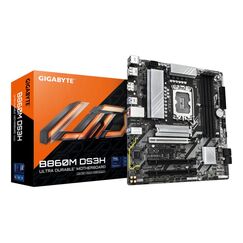 GIGABYTE B860M DS3H Mainboard - Intel Core Ultra CPUs, 5+1+2+1 Phasen VRM, bis zu 9066MHz DDR5, 1xPCIe 5.0 + 1xPCIe 4.0 M.2, 2,5 GbE LAN, USB 3.2 Gen 2