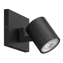 Philips by Signify Philips Aufbauspot Runner 1 x GU10, 20W, Schwarz