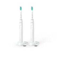 Philips 3000 series 3100 series HX3675/13 2x Elektrische Schallzahnbürsten - Weiß