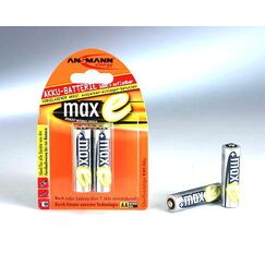 Ansmann Blister 2 X MAX-E Accu, AA, 2100mAh AA / HR6 Nickel-Metallhydrid (NiMH)