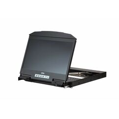 ATEN CL3800NW Konsolenregal 47 cm (18.5") 1920 x 1080 Pixel Metall Schwarz 1U