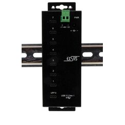 EXSYS EX-1147HMVS Schnittstellen-Hub USB 3.2 Gen 1 (3.1 Gen 1) Type-C Schwarz