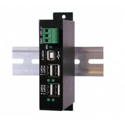 EXSYS EX-1163HMS-WT Schnittstellen-Hub 480 Mbit/s Schwarz