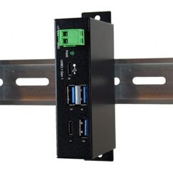 EXSYS EX-1195HMS Schnittstellen-Hub USB 3.2 Gen 1 (3.1 Gen 1) Type-C 5000 Mbit/s Schwarz