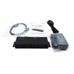 EXSYS EX-1237HMVS Schnittstellen-Hub USB 3.2 Gen 1 (3.1 Gen 1) Type-C 5000 Mbit/s Schwarz