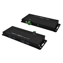 EXSYS EX-1247HMVS Schnittstellen-Hub USB 3.2 Gen 1 (3.1 Gen 1) Type-C 10000 Mbit/s Schwarz