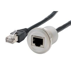 EXSYS EX-49184 Netzwerkkabel Schwarz, Silber 0,3 m Cat6 Rund