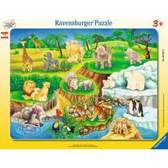 Ravensburger The Zoo Puzzlespiel 14 Stück(e) Cartoons