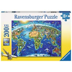 Ravensburger Kinderpuzzle mit 200 XXL Teilen - Große, Weite Welt