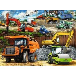 Ravensburger Construction Vehicles XXL Puzzlespiel 100 Stück(e) Fahrzeuge