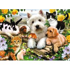 Ravensburger Happy Animal Buddies Puzzlespiel 300 Stück(e) Tiere