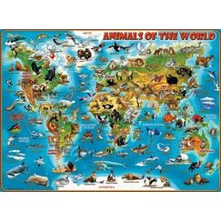 Ravensburger 13257 Puzzle Puzzlespiel 300 Stück(e) Landkarten