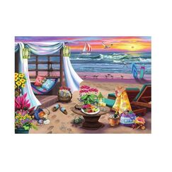 Ravensburger Cabana Retreat Puzzlespiel 500 Stück(e) Landschaft