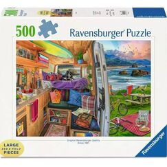 Ravensburger Puzzle 500 Large Pieces pièces - Puzzle 500 p format large – Belle escapade Farbpuzzle 500 Stück(e) andere