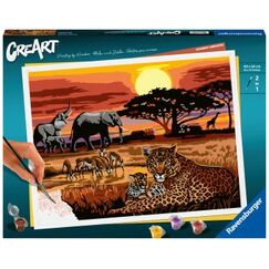 Ravensburger 23548 Malvorlage &- buch Malen nach Zahlen Set