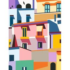 Ravensburger CreArt - MNZ - Colorful Houses