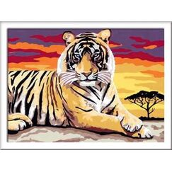 Ravensburger CreArt Majestic Tiger Malen nach Zahlen Set