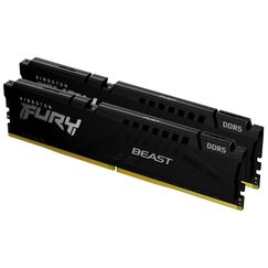 Kingston Technology FURY Beast 64GB 5600MT/s DDR5 CL36 DIMM (2er-Kit) Schwarz