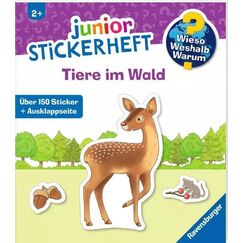 Ravensburger Wieso? Weshalb? Warum? junior Stickerheft - Tiere im Wald