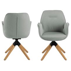 AC Design Aura Restaurant- & Esszimmer-Stuhl Gepolsterter Sitz Gepolsterte Rückenlehne