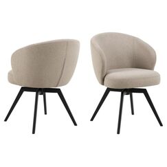 AC Design Darlene Restaurant- & Esszimmer-Stuhl Gepolsterter Sitz Gepolsterte Rückenlehne