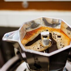 Bialetti Moka Express Mokka-Kanne 0,595 l Edelstahl