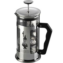 Bialetti 0003160 Manuelle Kaffeemaschine Französisches Presse-Set 0,35 l Schwarz, Edelstahl