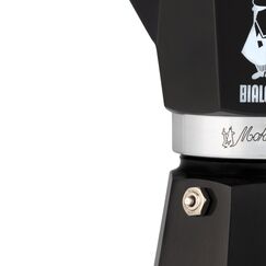 Bialetti 0004953 Manuelle Kaffeemaschine Mokka-Kanne Schwarz