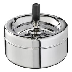 APS-Germany PUSH Aschenbecher Rund Metall