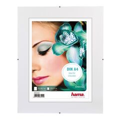 Hama Rahmenloser Bildhalter "Clip-Fix", Normalglas, 21 x 29,7 cm